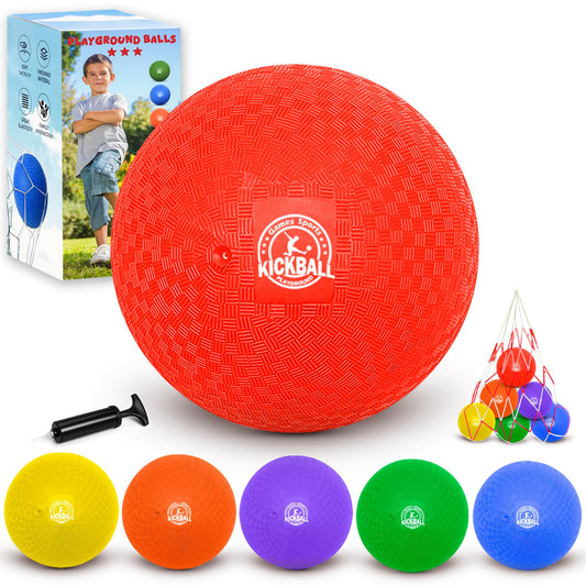 COAMZPARTY kickball set blue ball for outdoor play and easy grip