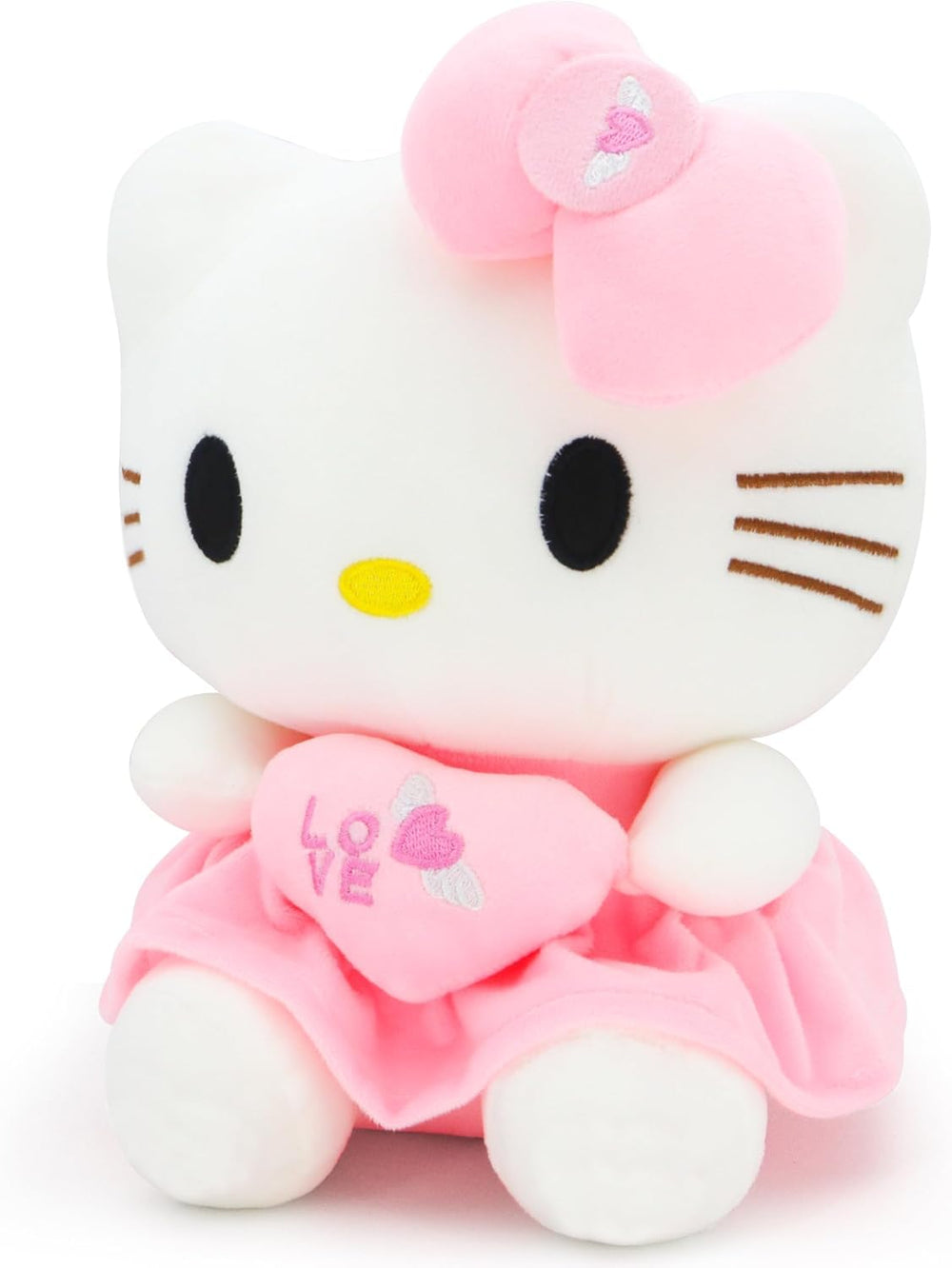 COAQAC Kawaii heart pillow 9.8-inch pink, cozy hug and decor