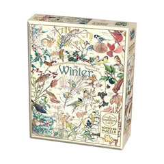 Cobble Hill Country Diary Winter finished puzzle, display-ready size.