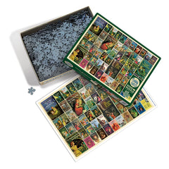 Cobble Hill Nancy Drew puzzle with random-cut pieces, offering a unique challenge.