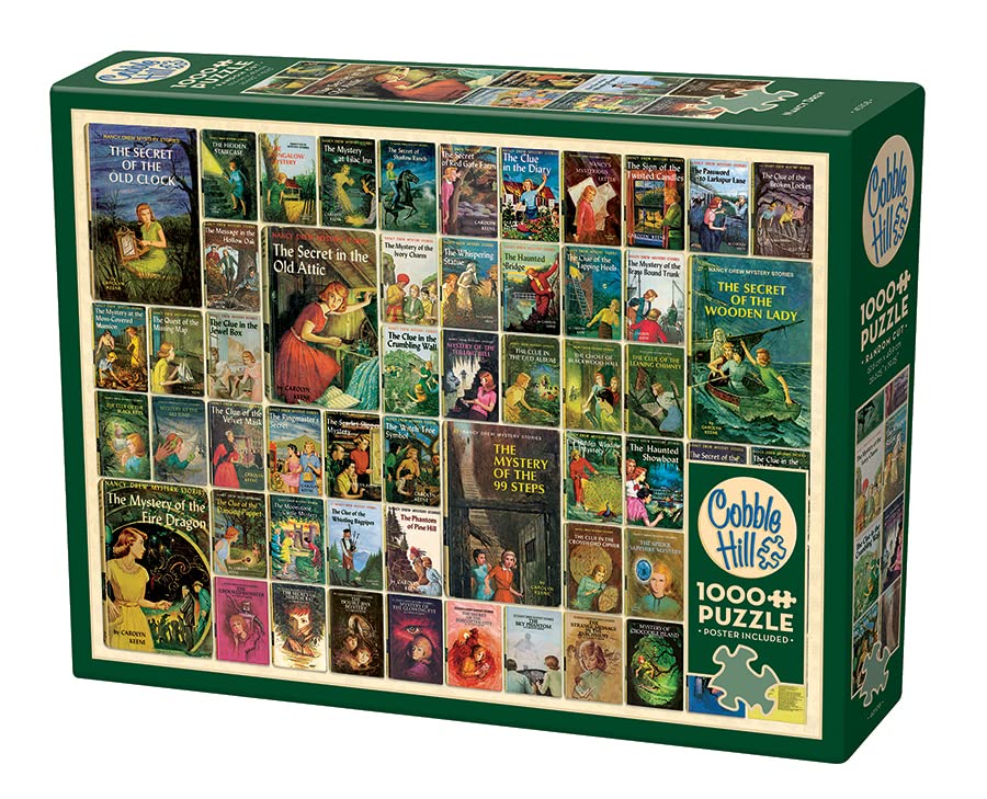 Cobble Hill Nancy Drew sample poster included helps plan assembly and display.