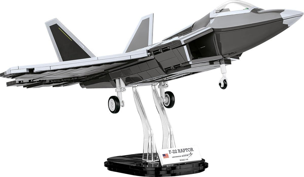 COBI F-22 nose and cockpit cabin detail for accurate display.