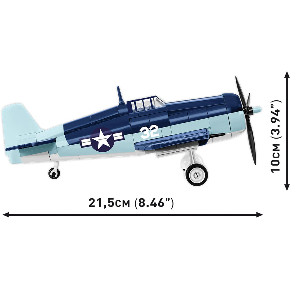 COBI Hellcat navy paint scheme evokes classic U.S. Navy planes
