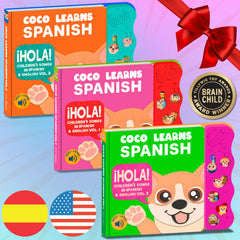 Coco Learns Spanish travel-friendly design for learning on the go