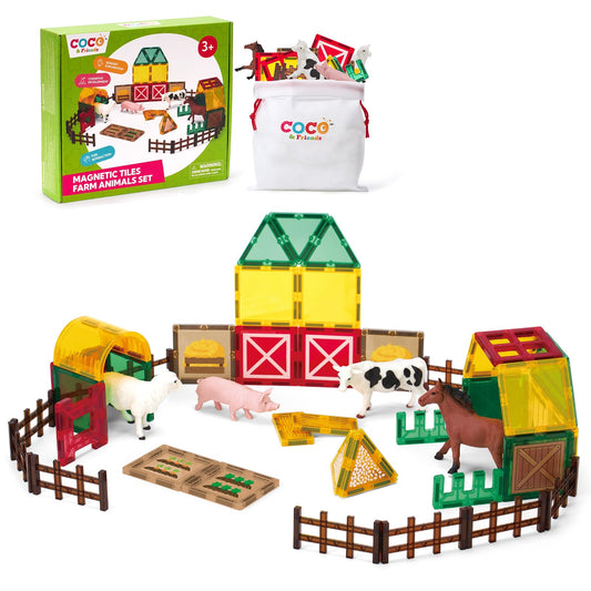 COCO and Friends farm tiles set enhances imaginative play for toddlers