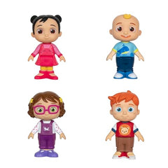 CoComelon Lane figures JJ, Nico, CeCe, and Bella for storytelling fun.