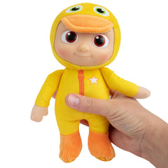 Official CoComelon licensed merchandise tag and packaging.