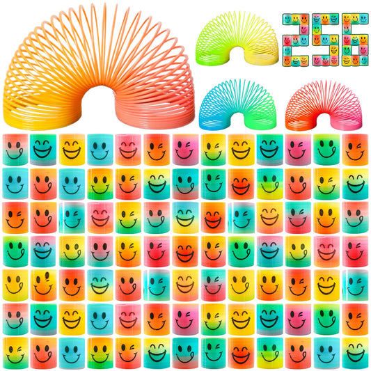 Cocurb 256-piece mini springs pack in bright colors, perfect for party favors and gifts.