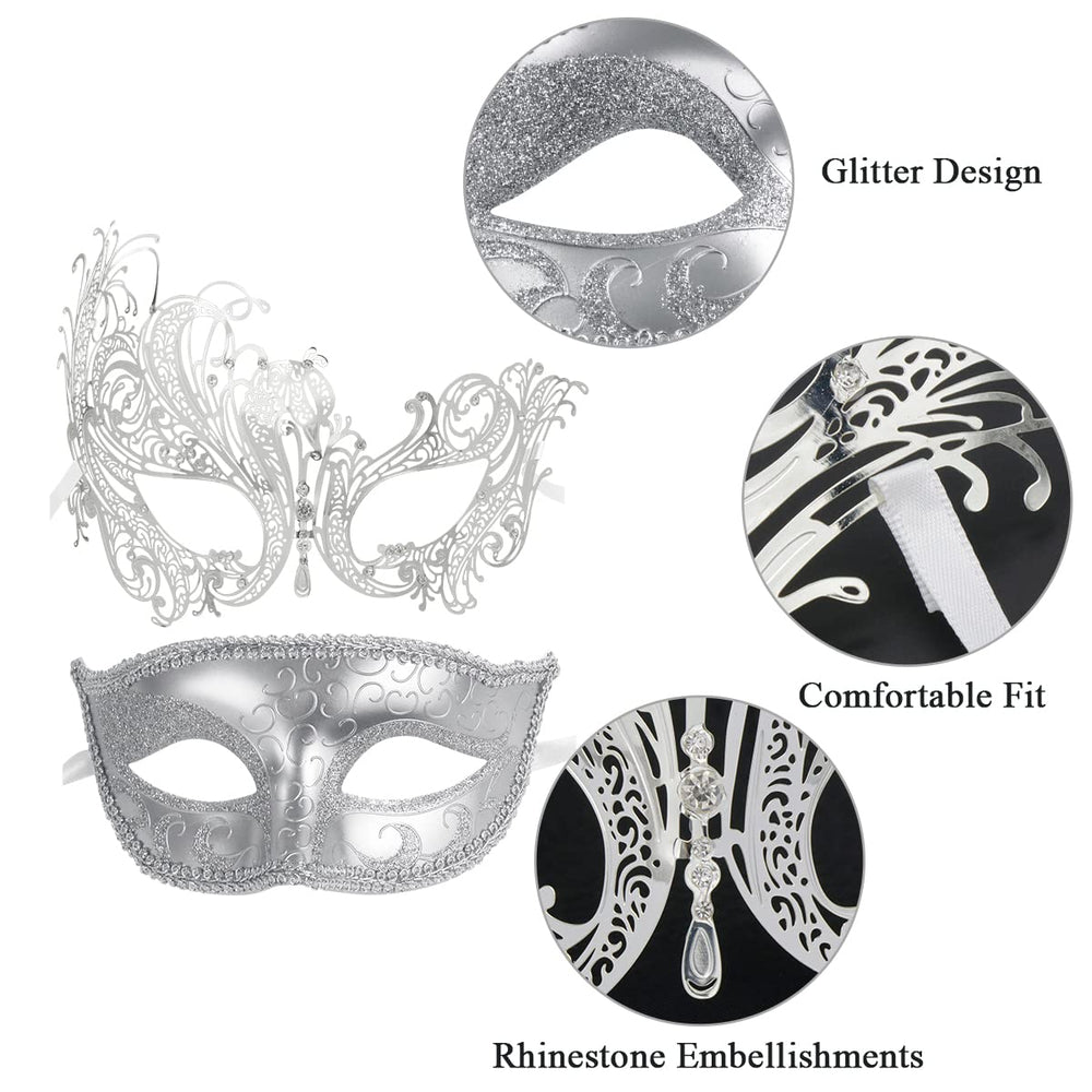 Coddsmz couple mask worn at a party for a stylish pair look
