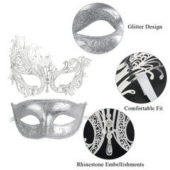 Coddsmz couple mask worn at a party for a stylish pair look