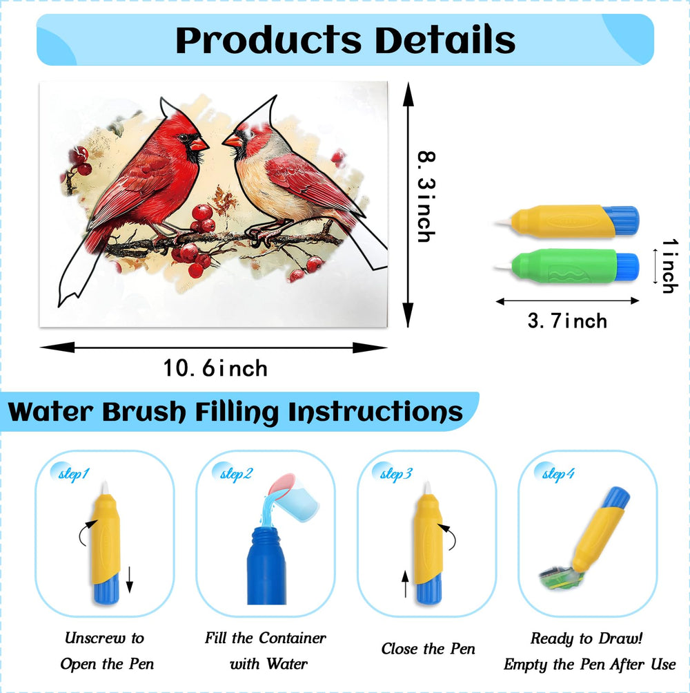 Codonen thick, bleed-proof paper supports smooth painting without staining fabrics.
