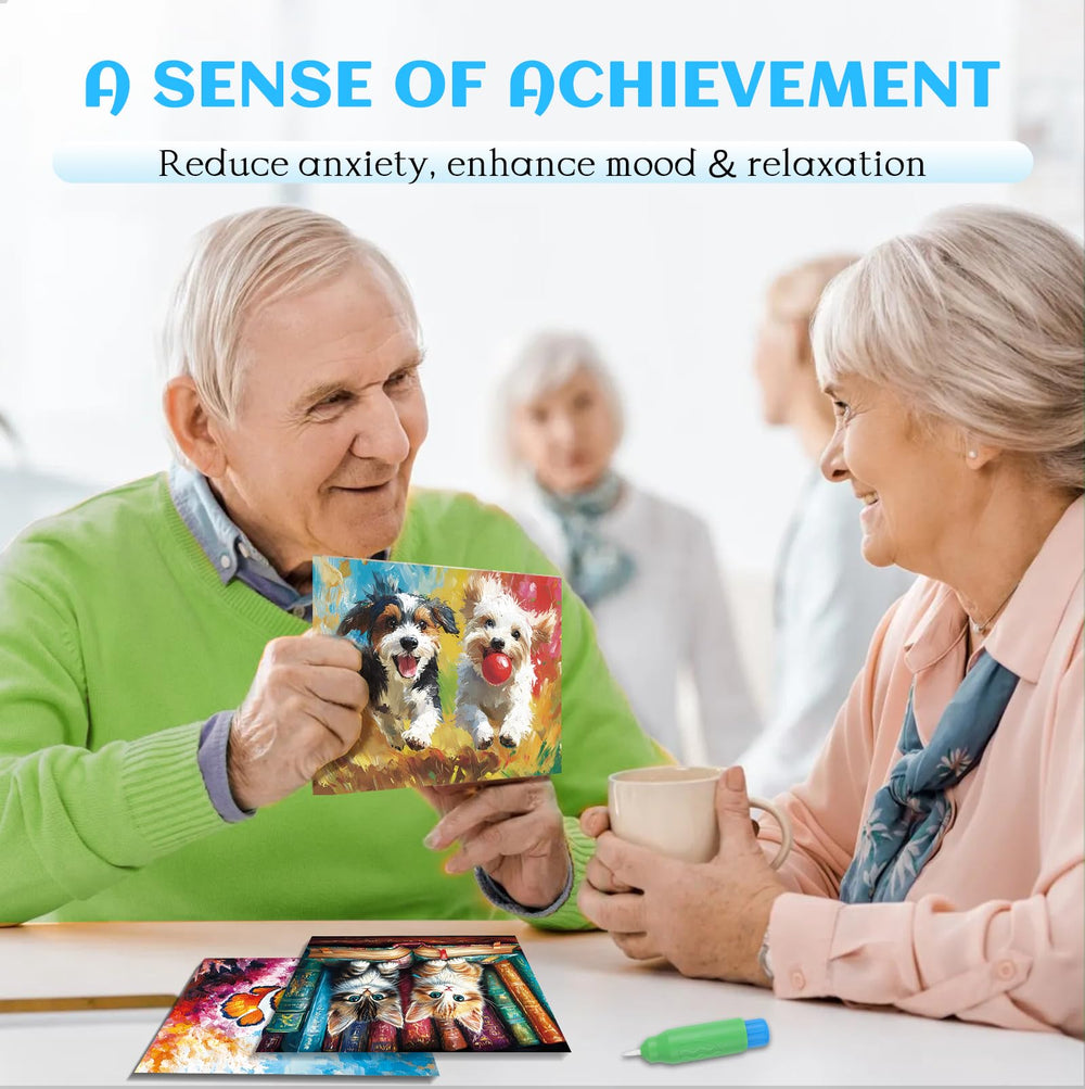 Codonen dementia activities for seniors provide fun, interactive art that supports memory recall.