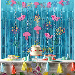 Cogniplay smiling jellyfish banner brightens underwater themed party