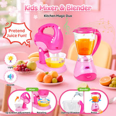 Coherny mixer whirs realistically encouraging fine motor skills during pretend cooking