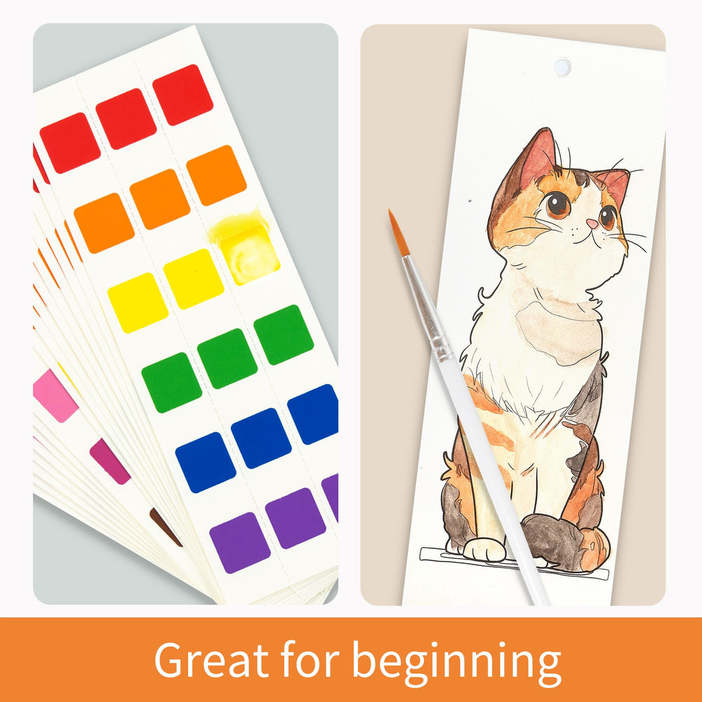 COIPLAY watercolor palette with 12 bright colors for vibrant art