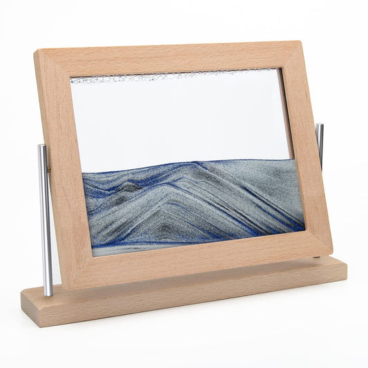 Coitak Moving Sand Art Picture desk view, a calming focal point for your workspace.