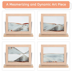 Coitak sand art oceans mountains reveals shifting form with every tilt.