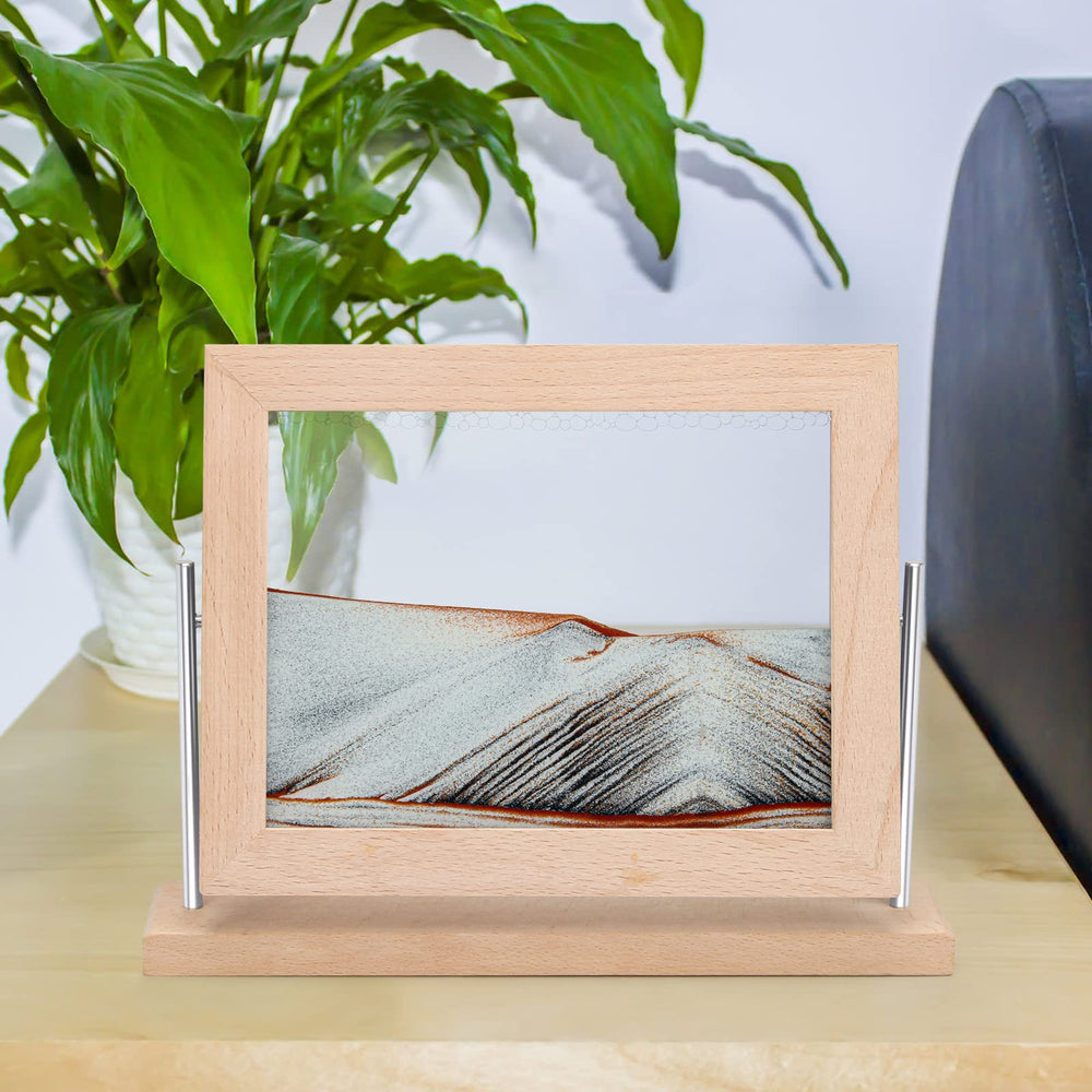 Coitak wooden frame ensures sturdy, stylish display with clean edges.