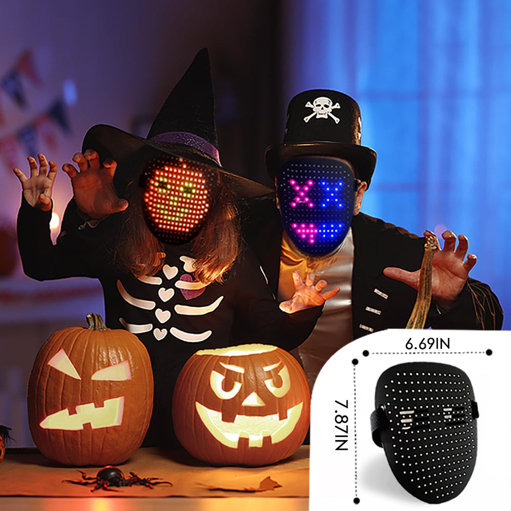 COKOTEE LED mask ideal for parties and cosplay settings