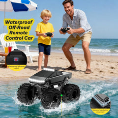 Cokzer RC Car durable tires provide strong grip on mud sand and grass.