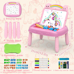 Cokzer Unicorn magnetic letters and numbers for early literacy play