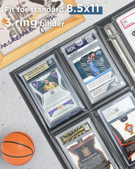 CollectHall 3-ring binder pages fit standard binders and simplify updates.