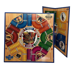 Colombian Parques Magnetic magnetic pieces stay in place during play.