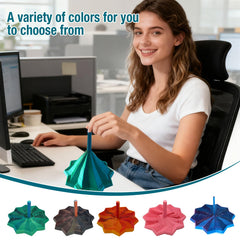 Colorful 3D Printed Expanded Sensory Fidget Star fractal hexagon offers mindful feedback.