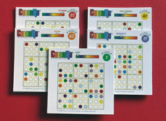 ColorKu color palette board highlights vivid colors for engaging play.