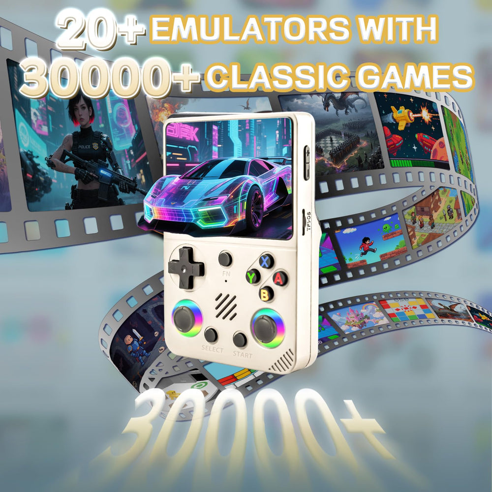 Colourbing RG36PRO side profile highlights compact handheld form for pocket carry.