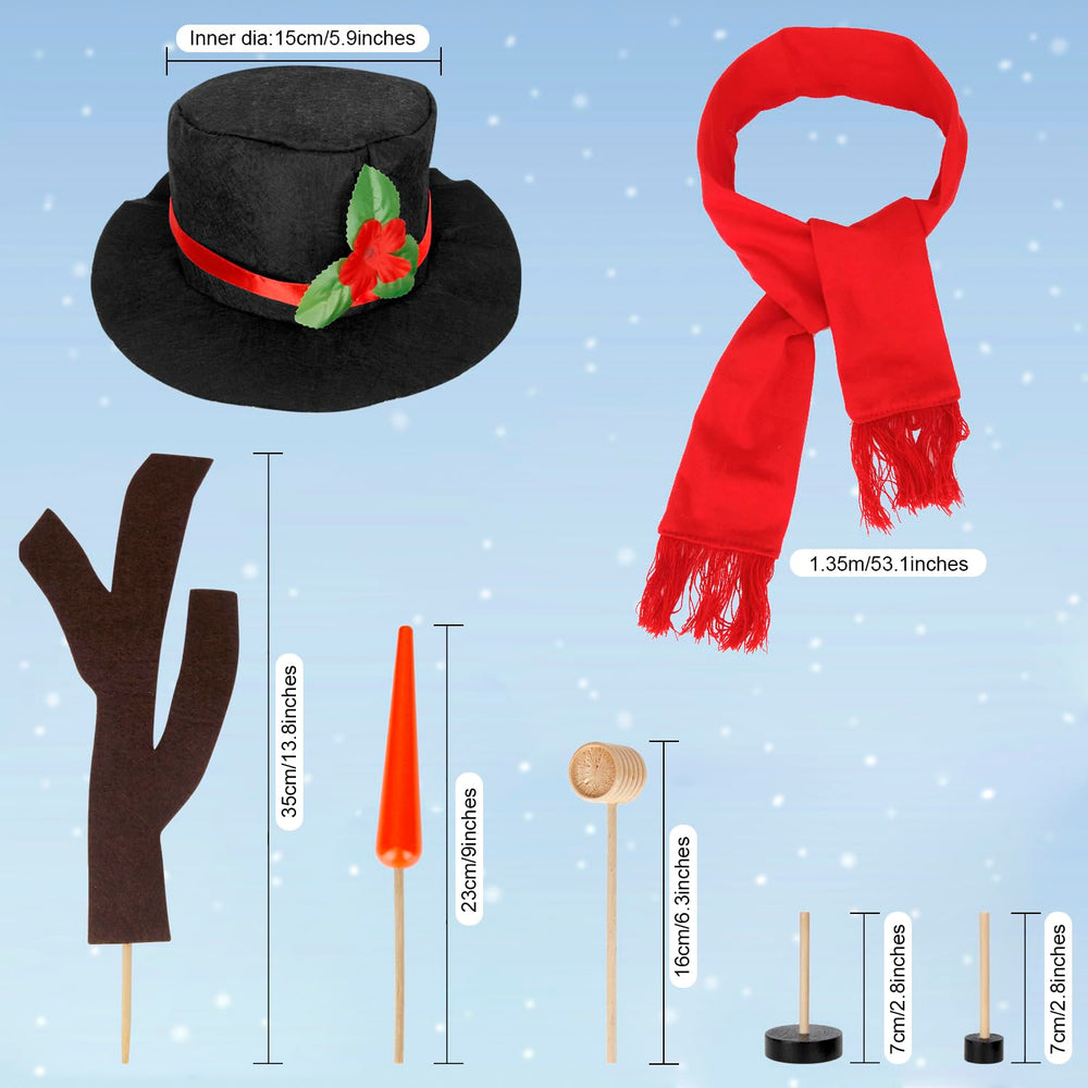 Colovis snowman arms and buckles complete the figure