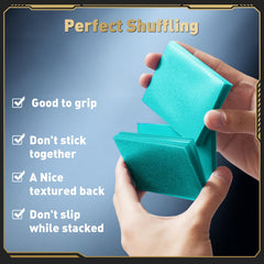COLQU matte sleeves with grip-friendly back and glossy front for smooth shuffling
