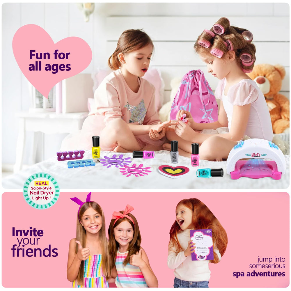 Combaybe Kids Spa Day Nail Dryer speeds polish to a glossy finish