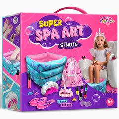 Combaybe Kids Spa Day Pool Inflatable for safe foot soaks and playful pampering