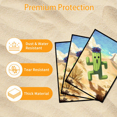 Comdek00 MTG cactus black lotus sleeves packaging, ideal for organized deck protection and gifting