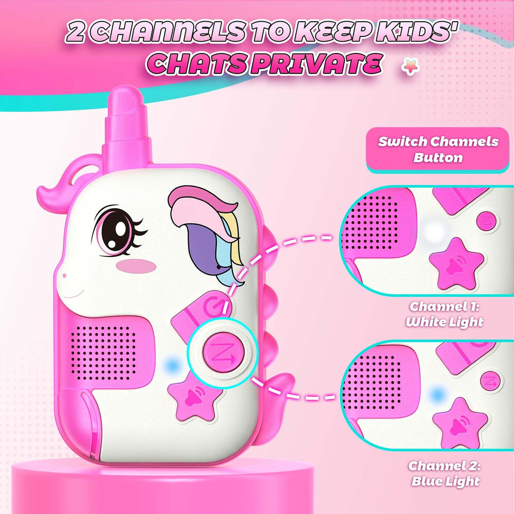 ComedyFun durable ABS-built walkie talkie designed for safe, rough-and-tumble play.
