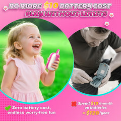 ComedyFun rechargeable walkie talkie pair ready for playtime and adventures.