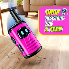 ComedyFun walkie talkie gift box pink emphasizes ready-to-gift packaging.