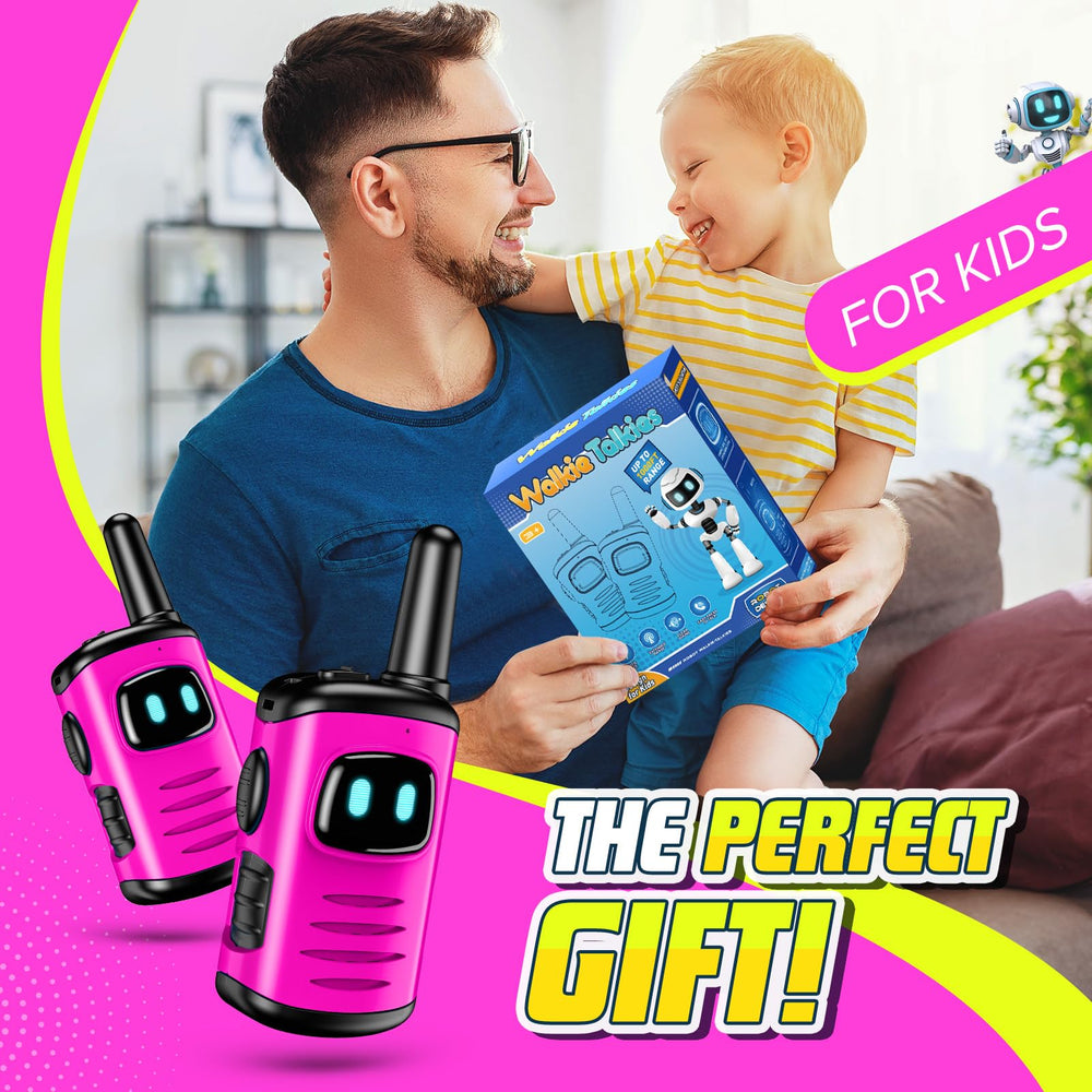 ComedyFun walkie talkie pink outdoor play in action showcases versatile use.