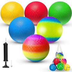 Comethu 8.5-inch ball in action outdoors, ideal for school activities and family fun.
