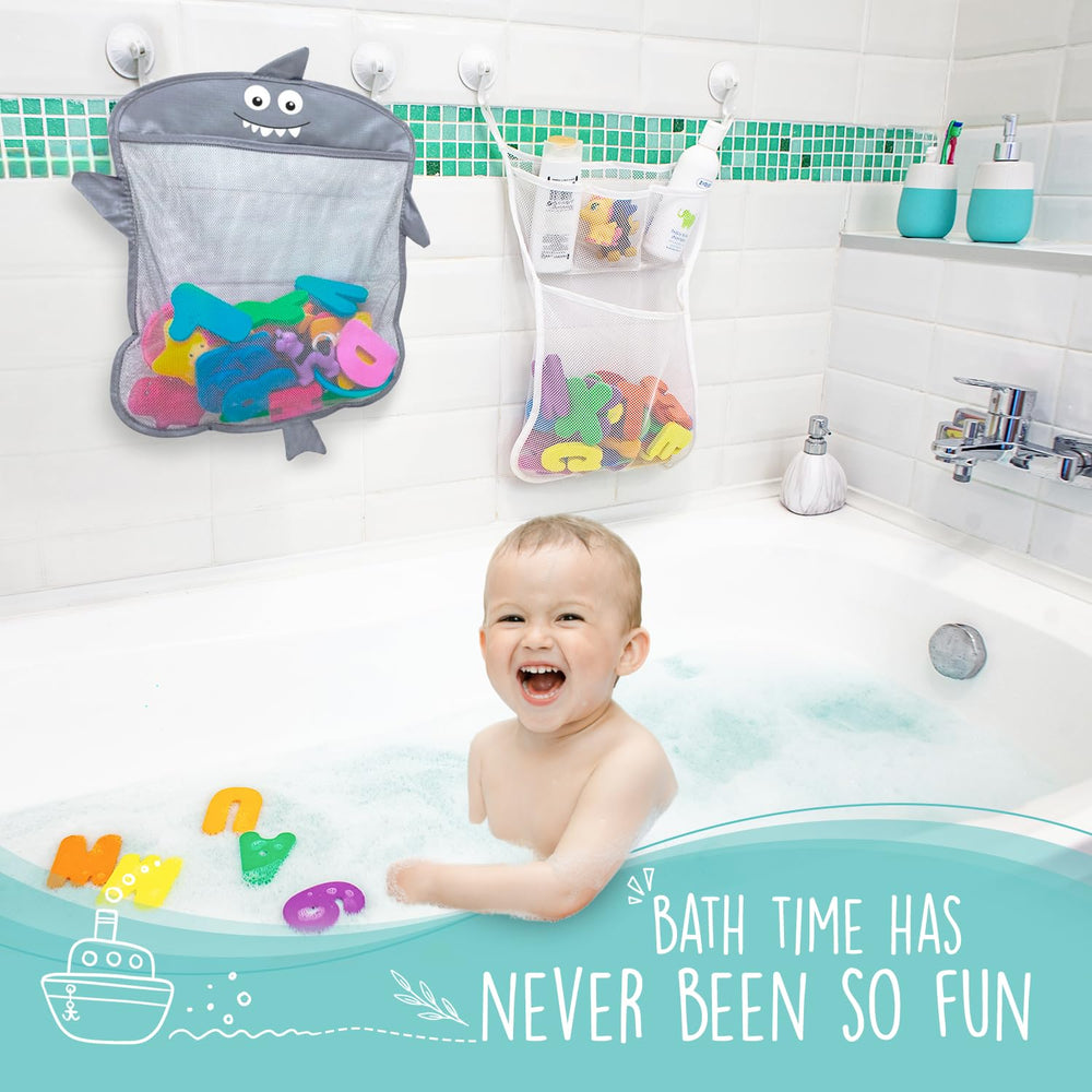Comfylife bath toy animals for easy squirts and cleanup.