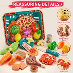Comirth safe cutting knives help kids practice safe chopping.