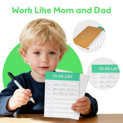Commodum wooden pretend play office teacup adds desk detail for immersive play.