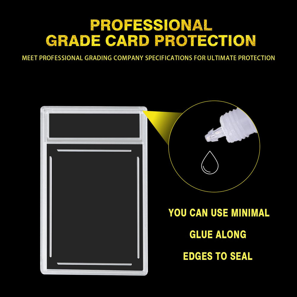 Comnge 12ct graded card slab packaged signals ready-to-use, scratch-free condition for storage