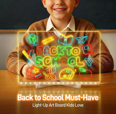 Conatu LED drawing board glowing in dim light sparks creativity