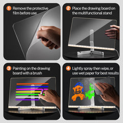 Conatu sturdy stand offering stable drawing surface during activities