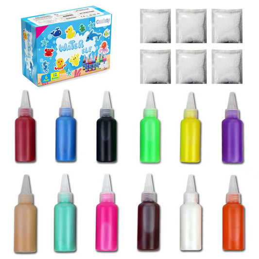 Coniuty magic water elf powder refill for safe, colorful water play.