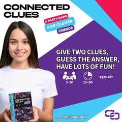 Connected Clues clue giver turn, engaging everyone with creative hints.
