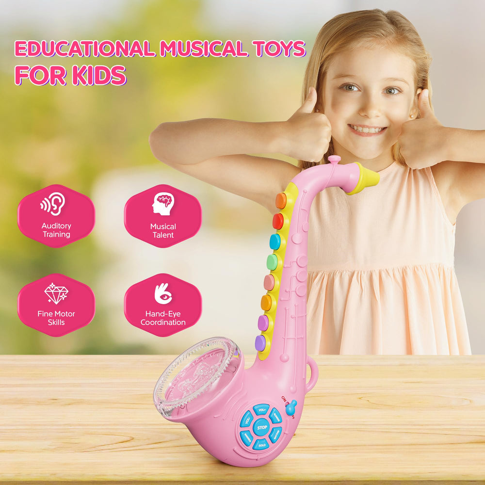 Contixo KT1 pink Saxaboom shoulder strap enables easy on-the-go play