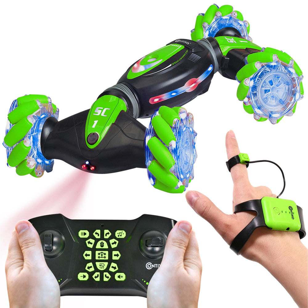 Contixo SC1 gesture-band enables hands-free stunt control.